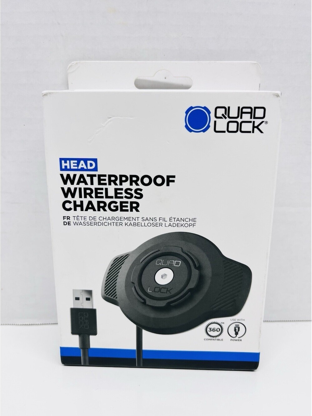 QUAD LOCK USB Waterproof Wireless Charging Head •QLH-WP-WCH• Brand New